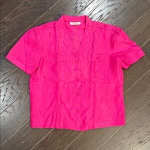 Rive Droite Pink Women's Silk Blouse